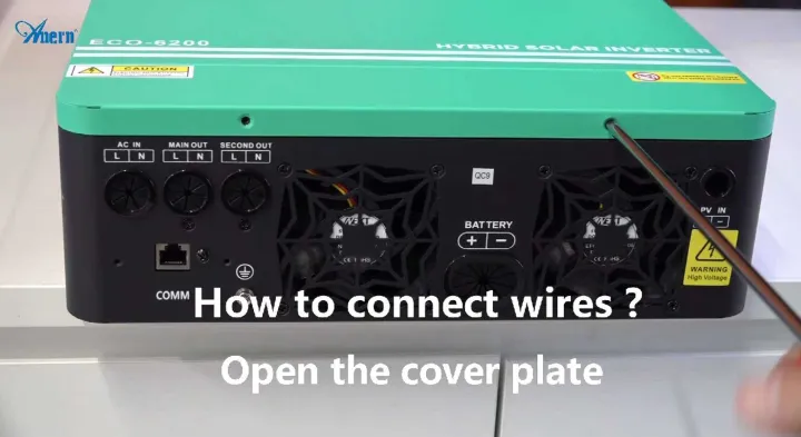 Anern 6.2KW Hybrid Inverter Pure Sine Wave MPPT อินเวอร์เตอร์โซล่าเซลล์ ...