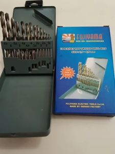 Mata Bor Set FUJIYAMA Besi Dan Kayu HSS 15-65mm Isi 13Pcs
