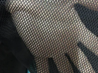 Sportswear Fishing Net Fabric Mesh Cloth Shoe Bag Material Sunshade Net Fabric Yarn Geometric Pattern Printed DIY Handcraft
