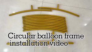 1.6M/2M Metal Circle Arch Wedding Decoration Golden Stand Birthday Wedding Balloon Arch Kit Decoration Party Supplies