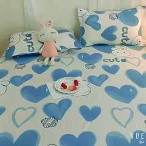 [Mới 2024] Bộ ga gối giường dành cho nệm cao 15-20cm Cotton Poly siêu mềm mịn được bo chun kích thước M6/M8/2M2 - Grap cho nệm cao