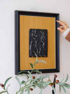 Celebratory Handmade Relief Ceramic Plaque Artistic Decorative Gift Unique Design Living Room Wall Decor Sculpture Painting