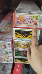 Tranh đính đá Cửu Ngư Quần Hội Y8268 (Chưa đính)Tranh Cửu Ngư Quần Hội có ý nghĩa mang lại tài lộc công danh và thăng tiến