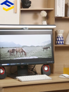 ไฟติดหน้าจอ 3 โหมดแสงที่ปรับได้ เทคโนโลยีลดแสงสีฟ้า สําหรับสํานักงาน ไฟคอม