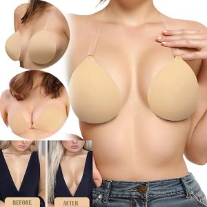 Tái Sử Dụng Vô Hình áo quây đẩy ngực Áo ngực dán Dính Quá Phách Nâng Vú Cánh Hoa miếng dán đầu ti Boob Băng Cho Phụ Nữ