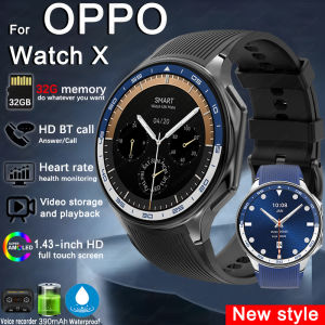For OPPO Watch X High-End Business Watch Men 32Gb Memory Video Playback Smart Watch Sports Fitness Waterproof Bracelet 2025 New
