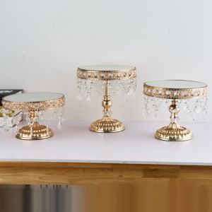 Decorative Candlestick Cake Tray Iron Material Branch Shaped Candle Home Decoration Plate Tray for Birthday Wedding Party