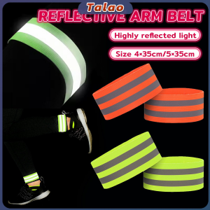 Talao Reflective Band High Visibility Reflector Glow Strap Arm Armband Belt for Night Running Cycling 1pcs