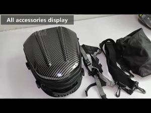 Realzion Motorcycle Saddle Tail Bag Top Box Waterproof Helmet Bags Nk400 Mt15 R15 Duke 200 Adv Cbr Z400 15L