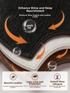 FEDUIIO | Red Brown Leather Shoe Polish & Color Restorer