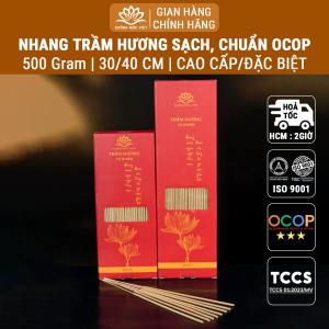 Nhang trầm hương cao cấp sạch [hộp 100gr] chuẩn sản phẩm OCOP ISO 9001 - Xưởng Mộc Việt