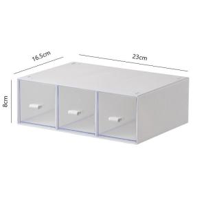 DIHUANTUO | Transparent Drawer Style Desktop Storage Organizer