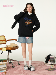 Gbiaior | Relaxed Hooded Sweatshirt Jacket 2026 New Style