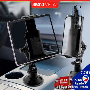 SEAMETAL Car Tablet Holder Cup Mount 360° Adjustable Cellphone Stand