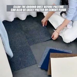 Self-adhesive carpet stickers Noise reduction50x50cm home decor bedroom office carpet padthickened non-slip tile carpet floor stickers