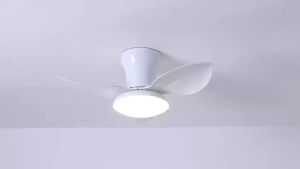 LED Ceiling Fan with Light Strong Wind 6 Speed Fan Mobile Phone Remote Control Kipas Siling Cooling Fan 3-color light