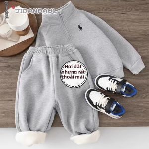 JIFANPAUL | Thick Warm Winter Korean Style Childrens Outfit Set