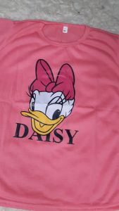 SUMMER88 Atasan Kaos Anak Perempuan Motif Size S-XXL Lengan Pendek Bahan Spandek Soft Adem