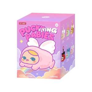 POP MART PUCKY Flying Babies Plush Pendant Blind Box Whole Set with Pull-Ring Wing Flapping Feature for Bag Charm Collection and Gifting