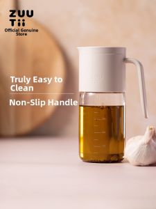 Zuutii | Auto Opening Leak-proof Drip-free Glass Oil Bottle Dishwasher Safe