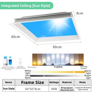 NIOYE | Ultra-thin Smart Sunlight Simulation Ceiling Light