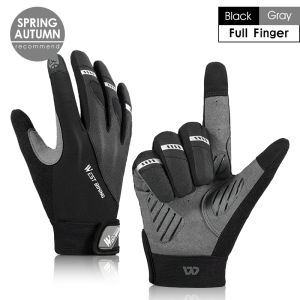 West Biking | WEST BIKING Sports Profession Glove Thicken Shock Absorption Cycling Gloves Touch Screen Reflective Warm Glove Cycling Equipment