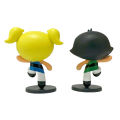 4 ชิ้น/เซ็ต Powerpuff Girls Blossom Bubbles Buttercup อะนิเมะ Action Figure ของเล่น 10 ซม.Pvc รูปชายหญิงของขวัญ. 