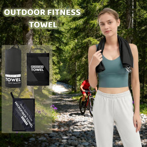 Microfiber Fast-Drying Compact Sandproof Towel Lightweight for Beach Swim Yoga Gym Travel Sports Gear