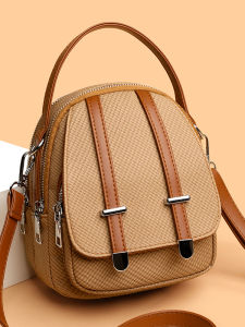 Fashionable Multi-Layer Nylon Handbag 2025 New Style Casual Versatile Shoulder Bag Crossbody Phone Bag for All Seasons