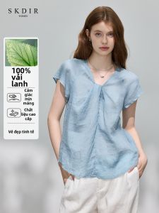 Áo Sơ Mi Thoáng Khí Dành Cho Ngày Thường 100% Ramie