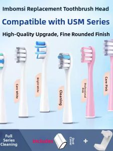 Usmile P10Pro Compatible Electric Toothbrush Head Deep Cleaning Oral Care Replacement Brush Head for Y10 Y20Pro Y1 P1 4091