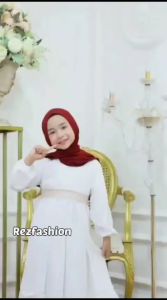 PASHMINA KANCING KIDS | PASHMINA ANAK MATT AIRISH