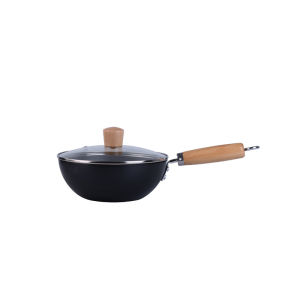 Nitrided Traditional Thickened Cast Iron No Smoke Nonstick Wok