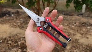 super\_pro คีมตัดกิ่ง 32mm กรรไกรตัดดอกไม้ ตกแต่งกิ่ง ปลายแหลม กรรไกรสแตนเลส เครื่องมือจัดทำสวน