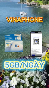 ( SIM RẺ ) Sim/Esim 5G Vinaphone TR60 Ưu Đãi 5GB/Ngày + 1000 Phút Gọi Nội Mạng – Phù Hợp Công Tác Du Lịch 10 Ngày . FREESHIP - CHƯA KÍCH HOẠT
