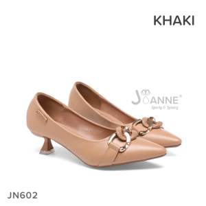 JOANNE Elegant Chain High Heels Shoes Wanita #JN602