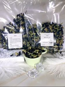 อัญชัน ดอกอัญชันแห้ง Butterfly pea 90 กรัม 1 ถุง สมุนไพร ออแกนิค คนรัก สุขภาพ สินค้าเพื่อสุขภาพ ที่ดีกว่า เก็บรัก By Ya Thai