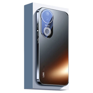 Ultra-Thin Frosted Glass Phone Case for Vivos20 Series with Built-In Lens Film Mens Womens High-End New Products Anti-Fall Protection