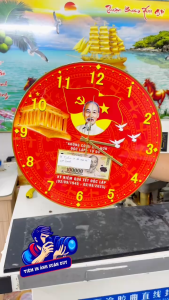 Đồng Hồ Kỷ Niệm Ngày 2 Tháng 9 Đồng Hồ Tròn Treo Tường Tráng Gương MS2-9