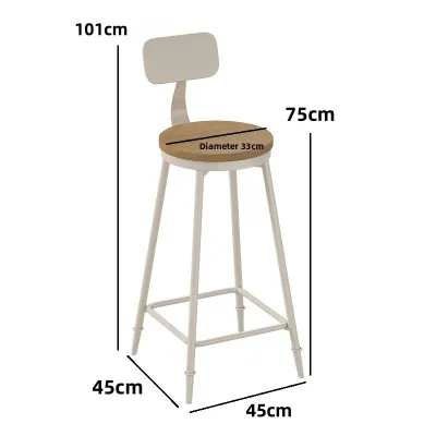 Retro Solid Wood Bar Table