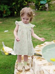 MINI BALA | Cotton Soft Sweet Country Style Girls Dress