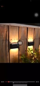 Solar Night Light Convex Mirror Wall Lamp Waterproof Outdoor Soalr Powered Lawn Lamp Courtyard Lands