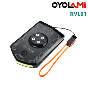 5000mAh Aluminum Alloy Bike Headlight Rechargeable Daytime Front Headlight for Garmin XOSS IGS Cycling Computers CYCLAMI RVL01