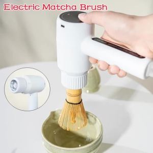 Rechargeable Electric Matcha Whisk Device for Matcha Hot Chocolate Egg Beater Drink Mixer Whisking Tool Type-C Interface