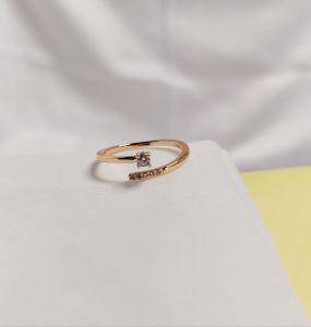 Cincin Xuping Simple Minimalis Rosegold Xpid