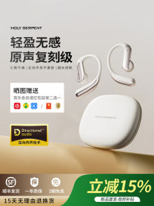 Open-Design Bluetooth Earphones Running Sports Wireless Over-Ear Headsets 2025 New Model Snake Holy Lyre Sound Transmission