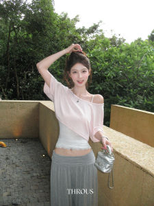 Lace Overlay Tank Top Set T Shirt