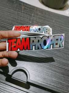 stiker team proper stiker motor