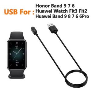 USB Charging Dock For Huawei Watch Fit 3/Fit 2/Honor Band 9 7 6/Huawei Band 9 8 7 6Pro 6 Smart Watch Cable Fast Power Adapter