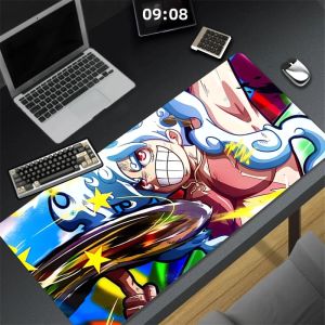 Bandai | Dễ Thương One Piece Miếng Lót Chuột Chống Trơn Trượt Cho Laptop Esports Văn Phòng Mini Để Bàn Thảm Game Thủ Phụ Kiện Bàn Phím Cao Su